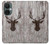 S2505 Reindeer Head Old Wood Texture Graphic Case For OnePlus Nord CE 3 Lite, Nord N30 5G