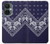 S3357 Navy Blue Bandana Pattern Case For OnePlus Nord CE 3 Lite, Nord N30 5G