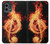 S0493 Music Note Burn Case For Motorola Moto G Stylus 5G (2023)