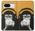 S2324 Funny Monkey with Headphone Pop Music Case For Google Pixel 8