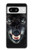 S2823 Black Wolf Blue Eyes Face Case For Google Pixel 8