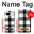 S2842 Black and White Buffalo Check Pattern Case For Google Pixel 8