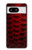 S2879 Red Arowana Fish Scale Case For Google Pixel 8
