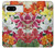 S3205 Retro Art Flowers Case For Google Pixel 8
