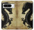 S1482 Black Dragon Painting Case For Google Pixel 8 pro