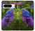 S1565 Bluebird of Happiness Blue Bird Case For Google Pixel 8 pro