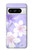 S2361 Purple White Flowers Case For Google Pixel 8 pro