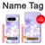 S2361 Purple White Flowers Case For Google Pixel 8 pro