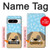 S2669 Cute Dog Paws Bones Cartoon Case For Google Pixel 8 pro