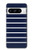 S2767 Navy White Striped Case For Google Pixel 8 pro