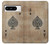 S2928 Vintage Spades Ace Card Case For Google Pixel 8 pro