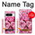 S2943 Pink Rose Case For Google Pixel 8 pro