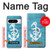 S3053 Marine Anchor Blue Case For Google Pixel 8 pro