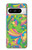 S3273 Flower Line Art Pattern Case For Google Pixel 8 pro