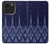 S3950 Textile Thai Blue Pattern Case For iPhone 14 Pro