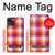 S3941 LGBT Lesbian Pride Flag Plaid Case For iPhone 14 Plus