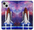 S3913 Colorful Nebula Space Shuttle Case For iPhone 13