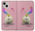 S3923 Cat Bottom Rainbow Tail Case For iPhone 13