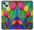 S3926 Colorful Tulip Oil Painting Case For iPhone 13