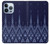 S3950 Textile Thai Blue Pattern Case For iPhone 13 Pro