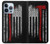 S3958 Firefighter Axe Flag Case For iPhone 13 Pro
