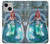 S3911 Cute Little Mermaid Aqua Spa Case For iPhone 13 mini