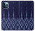 S3950 Textile Thai Blue Pattern Case For iPhone 12 Pro Max