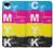 S3930 Cyan Magenta Yellow Key Case For iPhone 5 5S SE