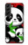 S3929 Cute Panda Eating Bamboo Case For Samsung Galaxy S22 Plus