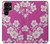 S3924 Cherry Blossom Pink Background Case For Samsung Galaxy S22 Ultra