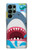 S3947 Shark Helicopter Cartoon Case For Samsung Galaxy S22 Ultra