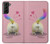 S3923 Cat Bottom Rainbow Tail Case For Samsung Galaxy S21 Plus 5G, Galaxy S21+ 5G