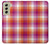 S3941 LGBT Lesbian Pride Flag Plaid Case For Samsung Galaxy S21 FE 5G