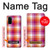 S3941 LGBT Lesbian Pride Flag Plaid Case For Samsung Galaxy S20