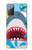 S3947 Shark Helicopter Cartoon Case For Samsung Galaxy Note 20