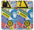 S3960 Safety Signs Sticker Collage Case For Samsung Galaxy A12