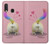 S3923 Cat Bottom Rainbow Tail Case For Samsung Galaxy A20e