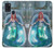 S3911 Cute Little Mermaid Aqua Spa Case For Samsung Galaxy A21s