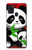 S3929 Cute Panda Eating Bamboo Case For Samsung Galaxy A21s