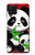 S3929 Cute Panda Eating Bamboo Case For Samsung Galaxy A22 4G