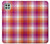 S3941 LGBT Lesbian Pride Flag Plaid Case For Samsung Galaxy A22 5G