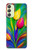 S3926 Colorful Tulip Oil Painting Case For Samsung Galaxy A24 4G