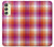 S3941 LGBT Lesbian Pride Flag Plaid Case For Samsung Galaxy A24 4G