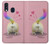 S3923 Cat Bottom Rainbow Tail Case For Samsung Galaxy A40