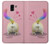 S3923 Cat Bottom Rainbow Tail Case For Samsung Galaxy J6 (2018)