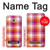 S3941 LGBT Lesbian Pride Flag Plaid Case For Samsung Galaxy A5 (2017)