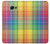 S3942 LGBTQ Rainbow Plaid Tartan Case For Samsung Galaxy A5 (2017)