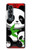 S3929 Cute Panda Eating Bamboo Case For Samsung Galaxy Z Fold 4