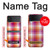 S3941 LGBT Lesbian Pride Flag Plaid Case For Samsung Galaxy Z Flip 3 5G