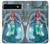 S3911 Cute Little Mermaid Aqua Spa Case For Google Pixel 6a